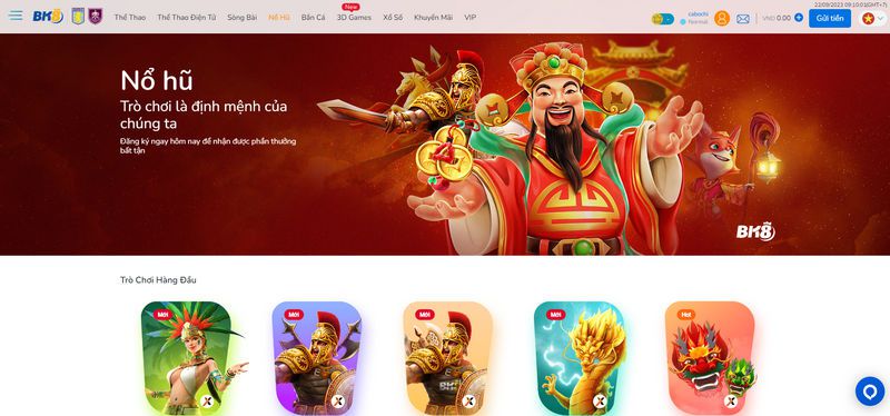 Cơ hội trở thành triệu phú với slot game BET88