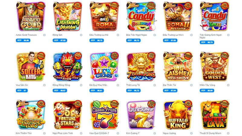 Cơ hội trở thành triệu phú với slot game BET88